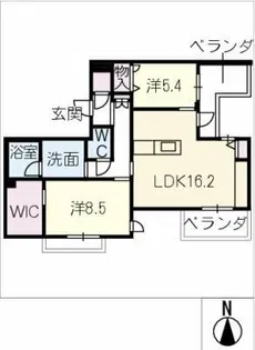SOIRE白壁【4階】の間取り