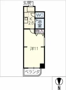 パブリックサイド71【5階】の間取り