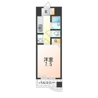 IBC中百舌鳥【4階】の間取り
