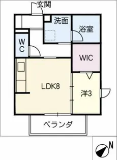 コンフォール【2階】の間取り
