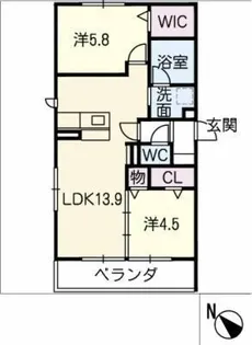 コンフォール【3階】の間取り