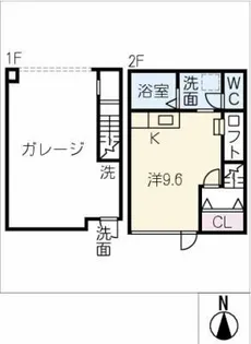 仮)ガレージハウス東浦町 C棟【2階】の間取り
