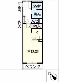 ジュネス【2階】の間取り