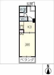 プレステージア【3階】の間取り