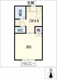 ヴェルドミール112 A棟【1階】の間取り