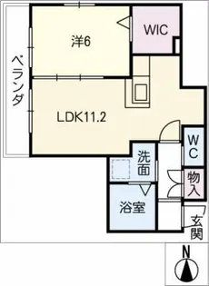 ル・パルク覚王山【2階】の間取り