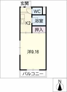 ドルチェ藤が丘【1階】の間取り