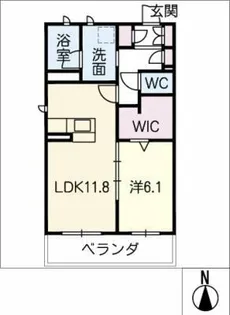 St.Regace【4階】の間取り