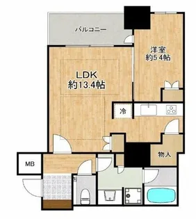 クラッシィタワー淀屋橋【11階】の間取り