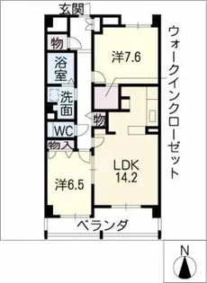 Duke Takayama【2階】の間取り