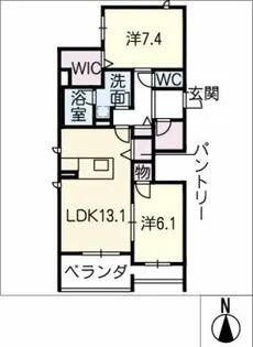 Le Bonheur(ル ボヌール)【2階】の間取り