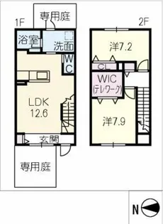 L’Espace plaisan【2階】の間取り