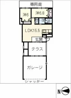 L’Espace plaisan【1階】の間取り