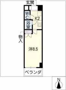 キャッスル一社【2階】の間取り