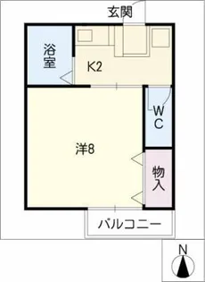 メゾン・ラポール C棟【2階】の間取り