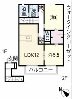 SEA VILLAGE新舞子【2階】の間取り