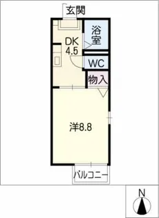 レクエルド諏訪【1階】の間取り