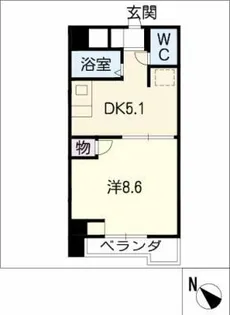 グランドール新栄【3階】の間取り