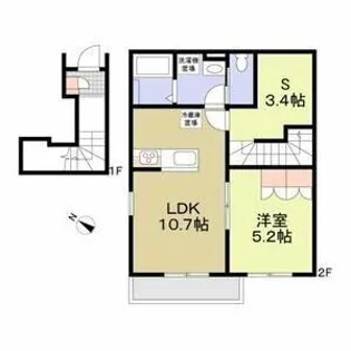 フォレストメゾン蔵子【2階】の間取り