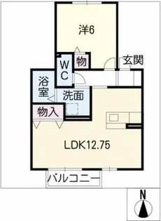 ジャスティス B【1階】の間取り