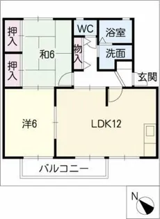 プレヤデスハイツ【1階】の間取り
