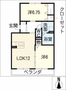 フォレスト リバー【2階】の間取り