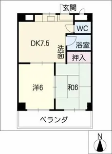 ANNEX YASUI【2階】の間取り