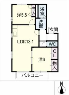 ルミナス【2階】の間取り