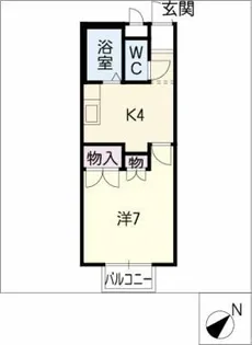 dear court a棟【2階】の間取り