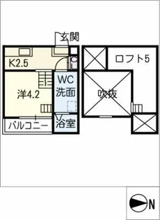 エミューロ【1階】の間取り