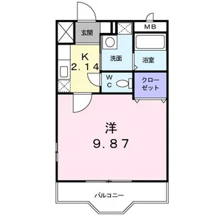 ネオ プリムローズ【1階】の間取り