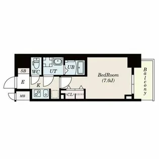S-RESIDENCE名駅North【3階】の間取り