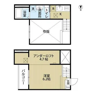 ステラ川西【1階】の間取り