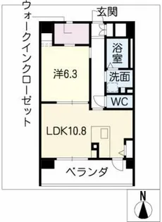 さくら館【7階】の間取り