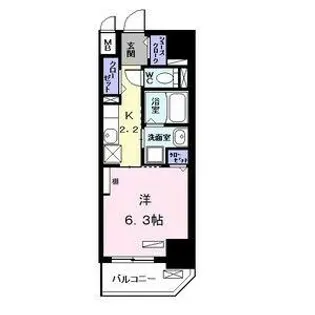 グレースヒルズ金山【4階】の間取り
