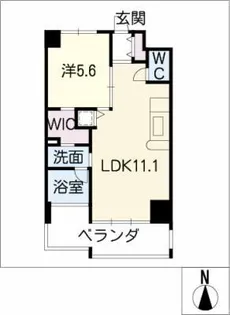 IZ-Residence【4階】の間取り
