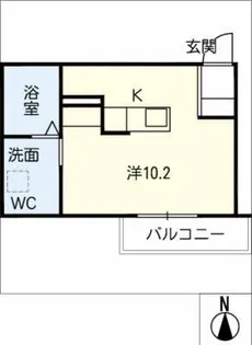 ミッドテラス【3階】の間取り