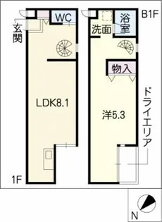グランドステージ幅下【1階】の間取り