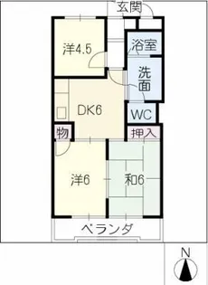 第一千寿ビル【2階】の間取り
