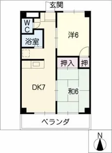 サンセット55【3階】の間取り