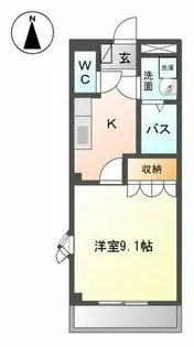 アーバンディアハイツ【1階】の間取り