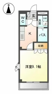 アーバンディアハイツ【1階】の間取り