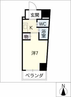 パルスⅡ上前津【4階】の間取り