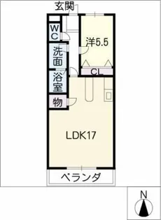 ドミール ラッシュレ【2階】の間取り