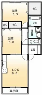 オラシオン【203号室】の間取り