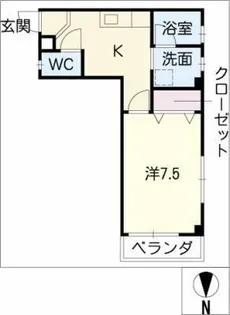 ハルツ カミイイダ【3階】の間取り