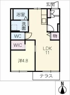 サンクレスト神田【1階】の間取り