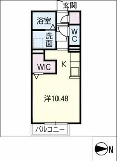 マ メゾン大高【1階】の間取り