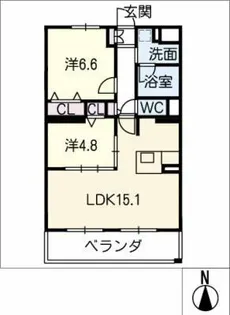 Maison Sourire【2階】の間取り