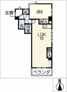 豊川支店マンション【2階】の間取り